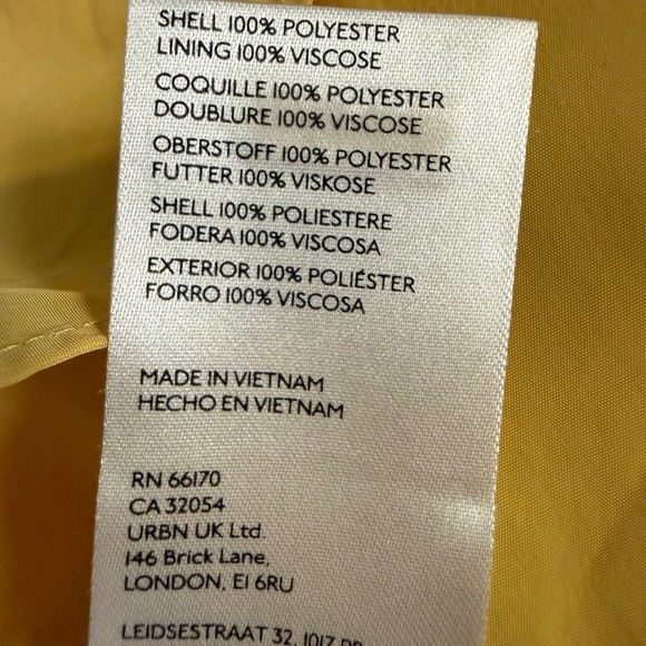 Anthropologie Yellow Strapless Ruched Hi-Low Corset Gown Size M Wedding Guest - Picture 7 of 7